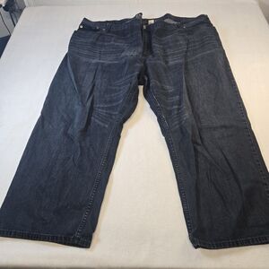True Nation Mens Relaxed Fit Straight Jeans Big & Tall 56x28 Actual 54x26